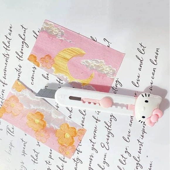 NEW Sanrio Hello Kitty Kuromi Mini Retractable Box Cutter Kawaii Knife (1) - Picture 2 of 10